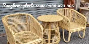 Bàn ghế mây tự nhiên cho phòng ngủ tại Bình Thạnh