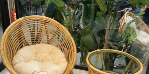 Bàn ghế mây tự nhiên cho phòng ngủ tại Bình Thạnh