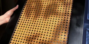 Tấm mây nhựa đan mắt cáo trang trí tại Bình Thạnh, TP.HCM