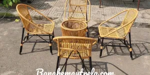 Bàn ghế ban công giả mây tại Bình Thạnh, TP.HCM