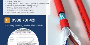 Cáp chống cháy chống nhiễu 2x1.5mm² cho hệ thống PCCC Hồ Chí Minh, Gia Lai