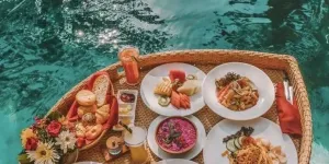Khay nổi hồ bơi nhựa giả mây tại Bình Thạnh, TP.HCM