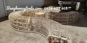 Ghế mây uốn hiện đại