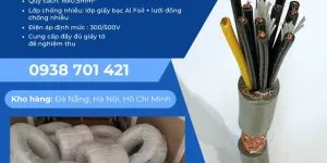 Cáp điều khiển chống nhiễu 16x0.5mm² – Truyền tín hiệu ổn định Bình Dương, Đồng