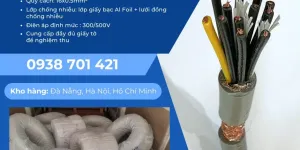 Cáp điều khiển chống nhiễu 16x0.5mm² – Truyền tín hiệu ổn định Bình Dương, Đồng