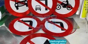 Biển Báo Cấm Xe Ô Tô Rẽ Phải P.103b Chi Tiết Kích Thước
