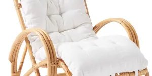 Ghế mây tự nhiên thư giãn đọc sách