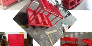 Xe đẩy 3 ngăn, kệ đồ nghề 3 tầng