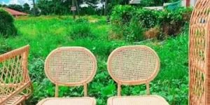 Ghế mây lưới mắt cáo