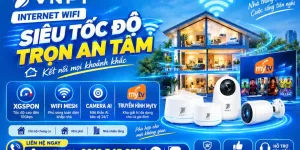 Nâng tầm không gian sống với công nghệ VNPT - XGSPON, WiFi Mesh, Camera AI,