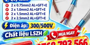 Cáp Chống Cháy Chống Nhiễu ALTEK KABEL - LSZH Giảm Khói, Chống Nhiễu Hiệu Qủa