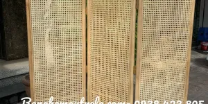 Bình phong mây tự nhiên decor giá rẻ tại Bình Thạnh 10 triệu
