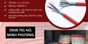 Dây cáp điện chống cháy chống nhiễu 2x1.0mm2 Altek Kabel Đà Nẵng, Quảng Ngãi, Hu