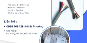 Cáp điều khiển không chống nhiễu Altek Kabel 6x0.75mm2 Đà Nẵng, Hà Nội, HCM