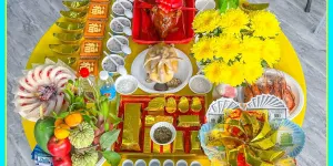 Mâm cúng khai trương tại Cần Thơ