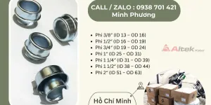 Đầu bịt ống ruột gà lõi thép bọc nhựa PVC Đà Nẵng, Nghệ An, Thanh Hóa
