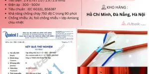 Dây cáp chống cháy chống nhiễu 2 lõi Altek Kabel Đà Nẵng, Bình Dương, Hải Phòng