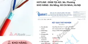 Cáp chống cháy chống nhiễu 2*1.0 Altek Kabel
