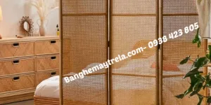 Bình phong mây mắt cáo gấp gọn tại TP. Hồ Chí Minh