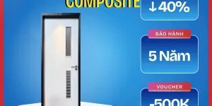 Top 20+ mẫu cửa nhựa Composite đẹp, sang trọng dẫn đầu xu hướng 2026