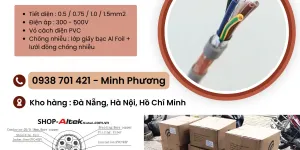 Cáp điều khiển có lưới chống nhiễu SH-500 6x0.5mm2 Altek Kabel Hà Nội, Huế