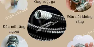 Ống sun sắt bọc nhựa PVC đen luồn dây điện