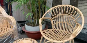 Ghế đuôi công mây tự nhiên tại TP.HCM
