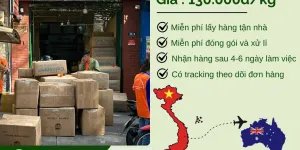 Em nhận gửi hàng đi Úc.