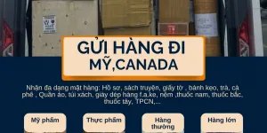 Gửi hàng đi Mỹ , Canada tại Emery với giá siêu rẻ