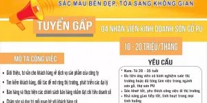 TUYỂN DỤNG NHÂN VIÊN KINH DOANH