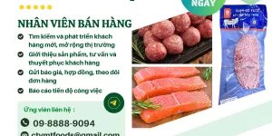 Tuyển NVKD thị trường ngành thực phẩm đi làm ngay