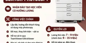 Tuyển KTV sửa máy photocopy tại Bình Dương