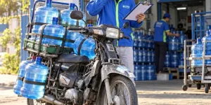 Tuyển NV giao nước, xe + xăng Cty, làm ở Gò Vấp