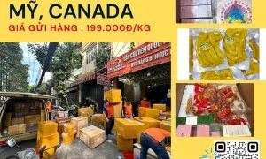 Gửi đặc sản đi Mỹ và Canada giá rẻ tại TVE