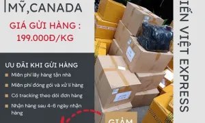 Gửi hàng đi Mỹ & Canada cùng Tiến Việt