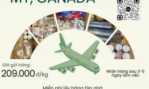 Gửi thực phẩm đặc trưng đi Mỹ và Canada giá rẻ