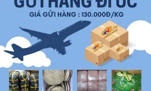 Gửi hàng đi Úc chỉ 130.000đ/kg
